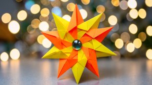 Как сделать бумажную звезду оригами
