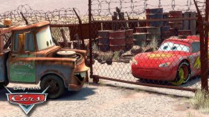 Знакомство Маккуина с Мэтром  отрывок из мультфильма Тачки 2006