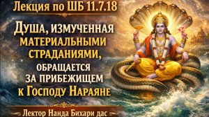 ШБ 11.7.18 | Измученная душа, обращается за прибежищем к Господу Нараяне | Нанда Бизари дас