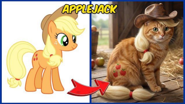 ПЕРСОАНЖИ ПОНИ СТАЛИ КОТИКАМИ МОЙ МАЛЕНЬКИЙ ПОНИ СТАЛИ КОШЕЧКАМИ MY LITTLE PONY