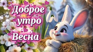 Доброе утро. Доброе весеннее утро.