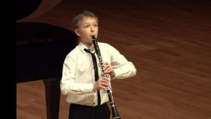 Й. Горовиц, Сонатина для кларнета и фортепиано, 2 ч. Исп. Григорий Пуговкин, Александра Полякова.