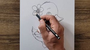 Как нарисовать милого утёнка 🐥💖 Простой пошаговый урок рисования для начинающих