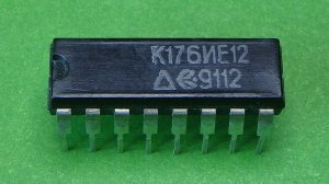 Бегущие огни на К176ИЕ12.