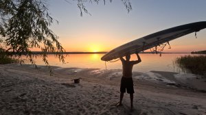 Сплав на сапбордах по Усе. Конец сентября 2025