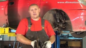 Поворотный кулак Матиз_ снятие-установка.