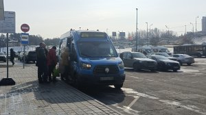 поездка на автобусе 376. Крылатское — ТЦ "Европарк".