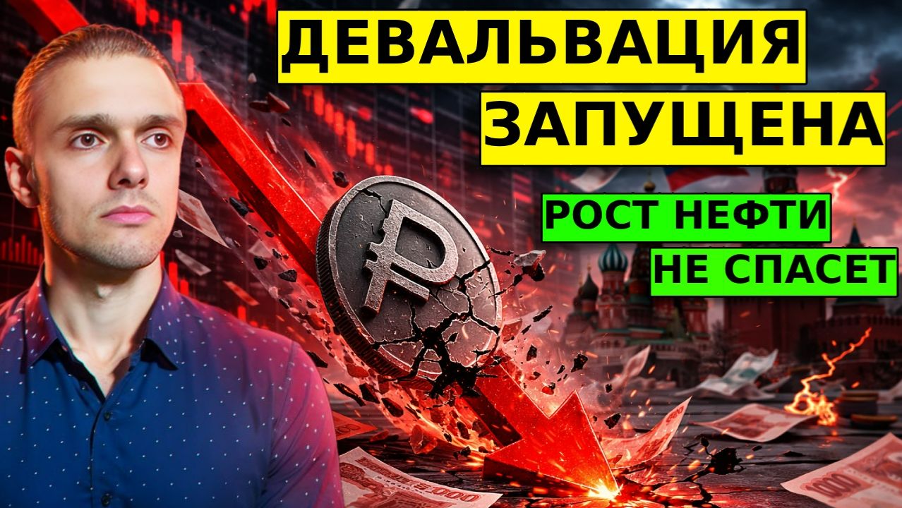 ОБВАЛ НАЧАЛСЯ! ИДЕМ НА 120?! Почему нефть не спасет! РИСКИ для акций!