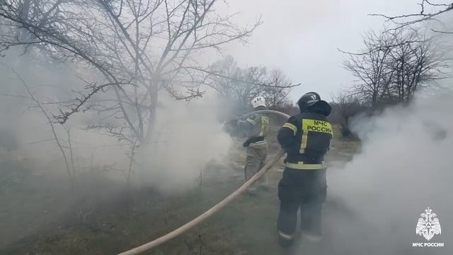 В Чечне проходит учение по ликвидации природного пожара