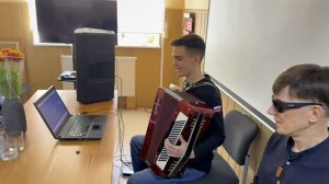 07.03.2026 Выступление троих Троица незрячих поздравляет женщин