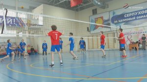 В Серпухове прошло открытие муниципального этапа соревнований по волейболу Единой школьной лиги