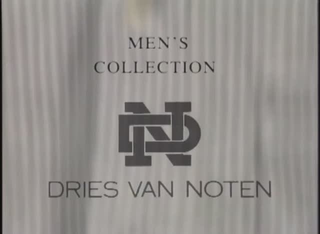 Показ мужской коллекции Dries Van Noten осень-зима 1992-1993