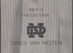 Показ мужской коллекции Dries Van Noten осень-зима 1992-1993