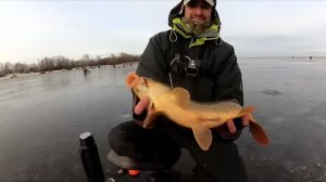 ОПУСТИЛ КАМЕРУ а ТАМ ЛОГОВО! ЖОР САЗАНА ЗИМОЙ, ЛЕСКА ТРЕЩИТ!