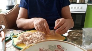 Готовлю салат по рецепту Татьяны