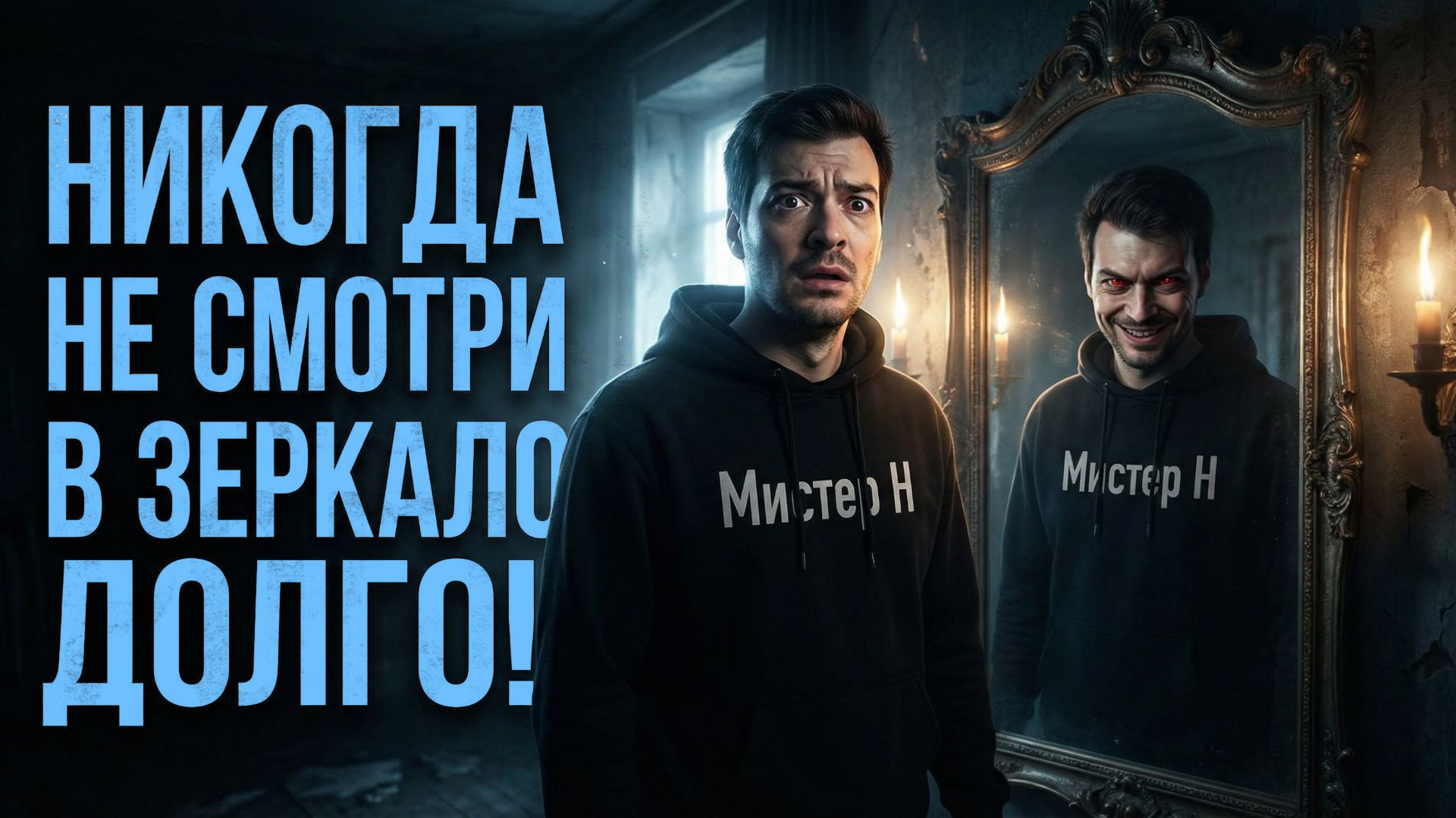 МОЕ ОТРАЖЕНИЕ В ЗЕРКАЛЕ ЖИВОЕ?! ЖИВОЙ ГОЛОС. Страшные истории на ночь