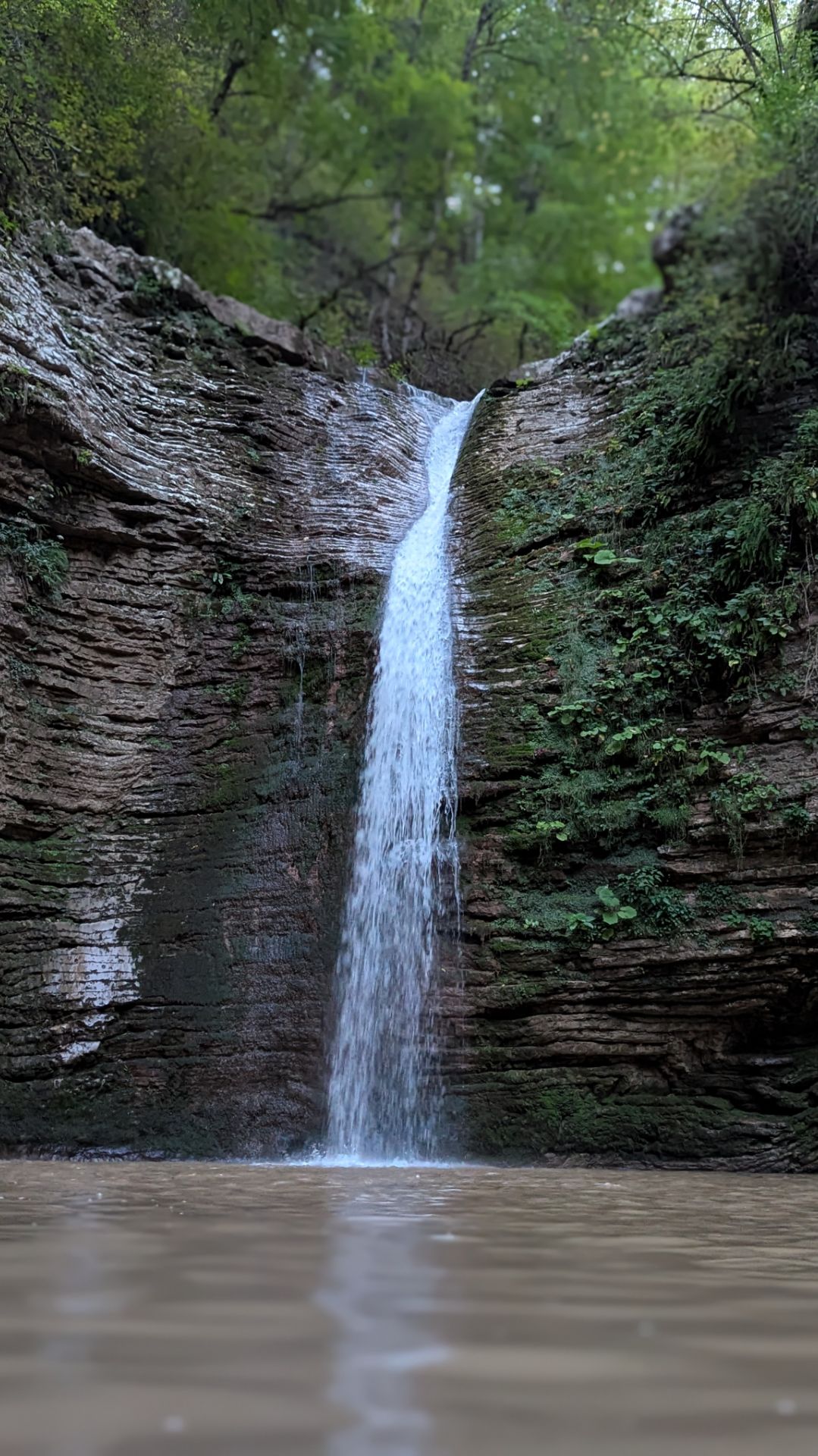 Водопады ручья Руфабго. Водопад Девичья коса