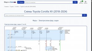 Схемы Toyota Corolla XII (2018-2026)