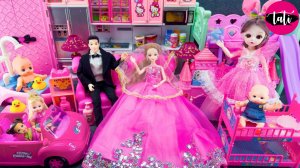 Играем в игрушки из мультика принцесса кукла Барби. Мультфильм для детей. ASMR АСМР