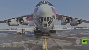 روسيا ترسل مساعدات إنسانية لإيران