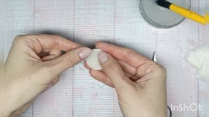 Пасхальная игрушка из ваты. Миниатюра для ватной игрушки