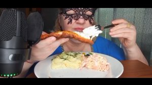 Мукбанг КУРИНОЕ Объедение под РЮМAШKY! (Архив для тех кто не видел)