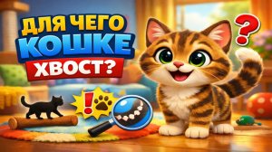 ДЛЯ ЧЕГО КОШКЕ ХВОСТ?