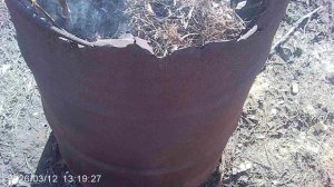 Очередное безопасное сжигание садового мусора - начало