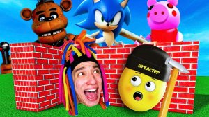 КИТАЙКА И НУБАСТЕР СТРОЯТ ДОМ ОТ МОНСТРОВ!