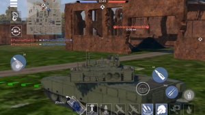 Играю в вар Тандер мобайл на высоких рангах (авенджер сигма танк)