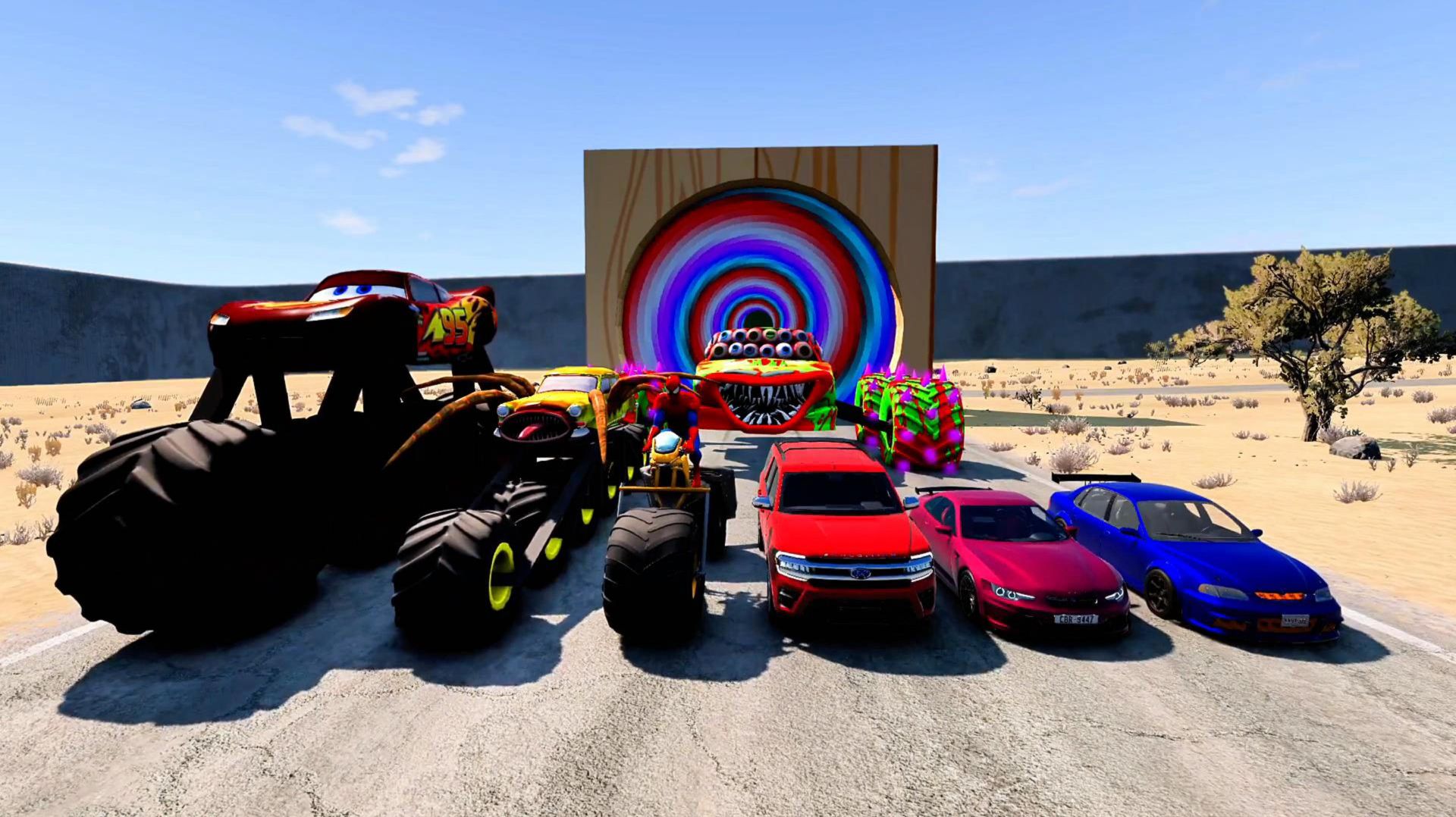 МУЛЬТИКИ ПРО МАШИНКИ БОЛЬШОЙ И МАЛЕНЬКИЙ МУТАНТ МАККУИН