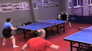 III ф. Федосеева М. (365) - Иванов В. (453) 10.03 настольный теннис Малиновый 400+ турнир