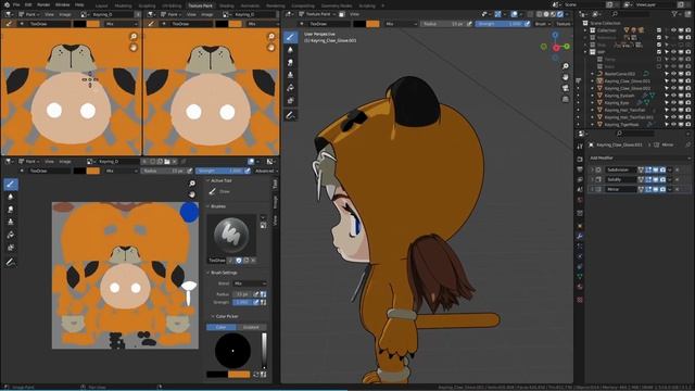 Section 07.2 Creating a Tiger Mask Character 03