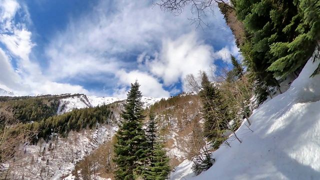 Баритовое ущелье. Лавина. февраль 2026