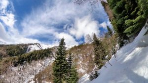 Баритовое ущелье. Лавина. февраль 2026