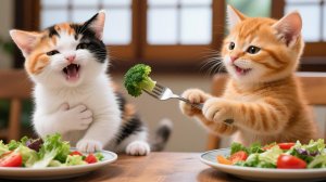 Муму не любит овощи 🥦😣