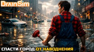 СПАСТИ ГОРОД ОТ ЗАТОПЛЕНИЯ - DrainSim