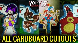 Poppy Playtime Глава 5 — все секретные голоса вырезанных из картона персонажей.
