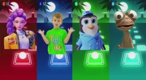 К-Поп Охотники на Демонов 🆚 Влад и Ники 🆚 Спецотряд ТОТС 🆚 Оазис Оскара 🎵 Плитки Хоп