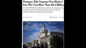 🇺🇸 Пентагон сообщил Конгрессу, что первые шесть дней войны с Ираном обошлись США более чем в 15 ми