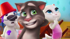 Говорящий Том бег за золотом.Бегите, прыгайте и мчитесь с Говорящим Томом в увлекательной погоне за