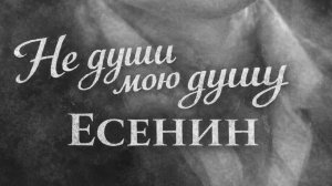 Есенин /Авторский фан клип/Екатерина Киномир/Не Души мою душу
