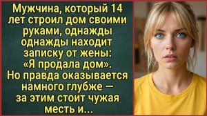 Истории из жизни: Жена тайно продала дом — через месяц её забрала полиция. Слушать житейские истории