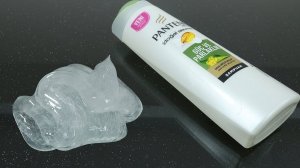 Слайм прозрачный. Как сделать слайм? Слаймы без клея на моем канале!