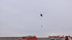 В Хакасии силы МЧС отработали действия при стихийном пожаре