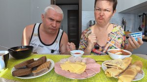 Мукбанг Вован решил со мной ПОСОРЕВНОВАТЬСЯ и Выиграл! ЗРЯ ему не поверила! Болталка и Семейный обед