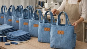 Сшейте СУМКУ ИЗ СТАРЫХ ДЖИНСОВ всего за 30 минут