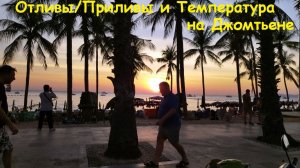 Отливы/Приливы и Температура на Джомтьене в Январе / Таиланд, Паттайя