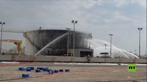 استهداف خزانات الوقود في البحرين