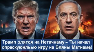 «Трамп злится на Нетаньяху — ‘Ты начал опасную игру на Ближнем Востоке!’»